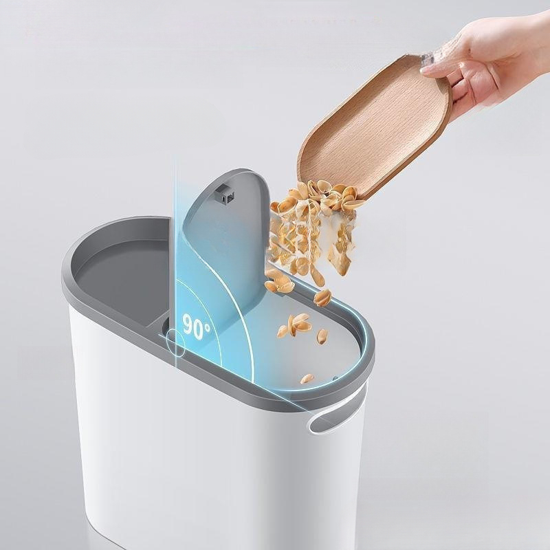 Press Type Slender Trash Can w - Compost Bin Countertop review and price