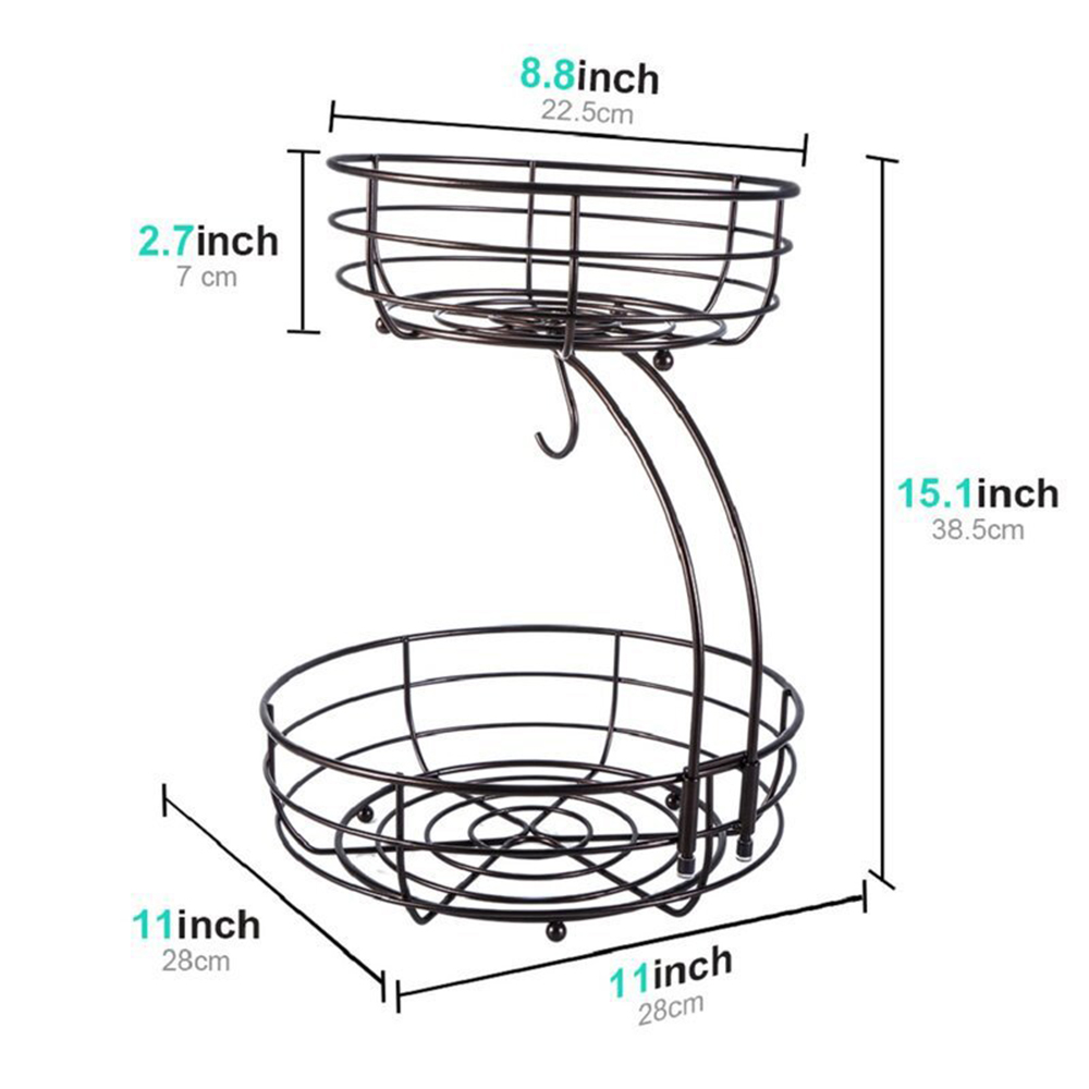 LMETJMA 2-Tier Countertop Frui - Compost Bin Countertop review and price