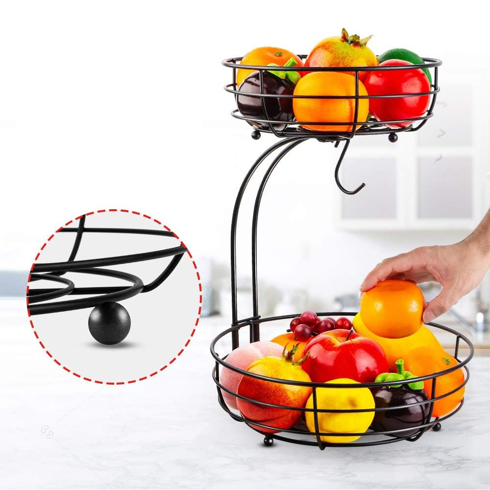 LMETJMA 2-Tier Countertop Frui - Compost Bin Countertop review and price
