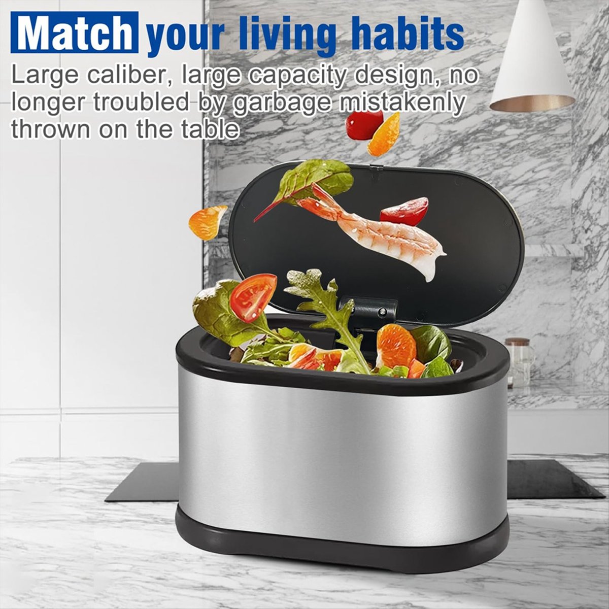 MALL Mini Trash Can with Lid,  - Compost Bin Countertop review and price