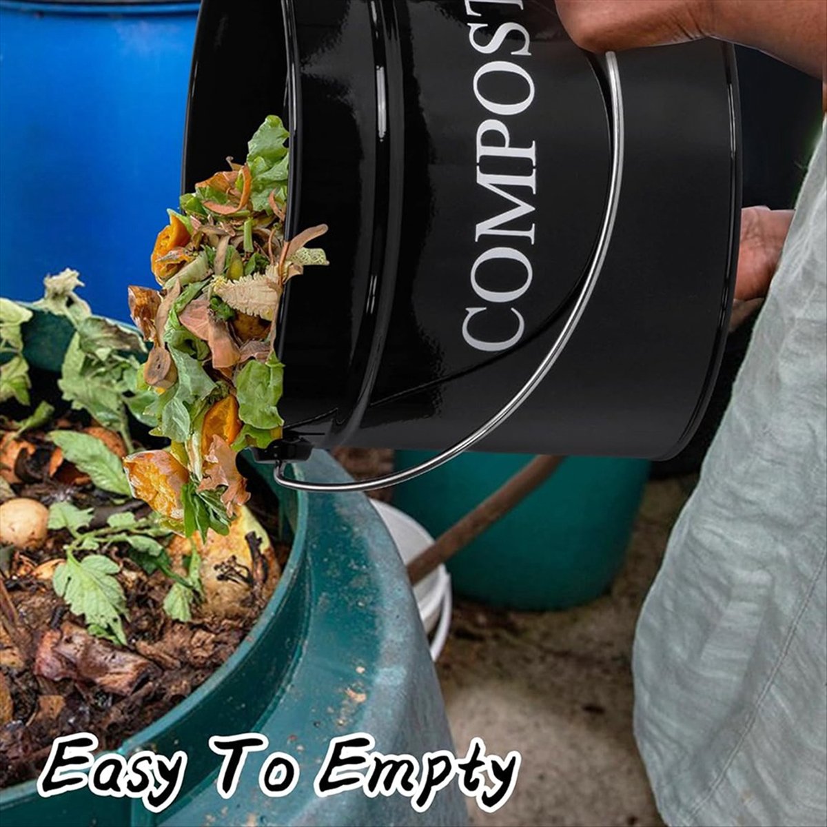 Kitchen Compost Bin for Kitche - Compost Bin Countertop review and price