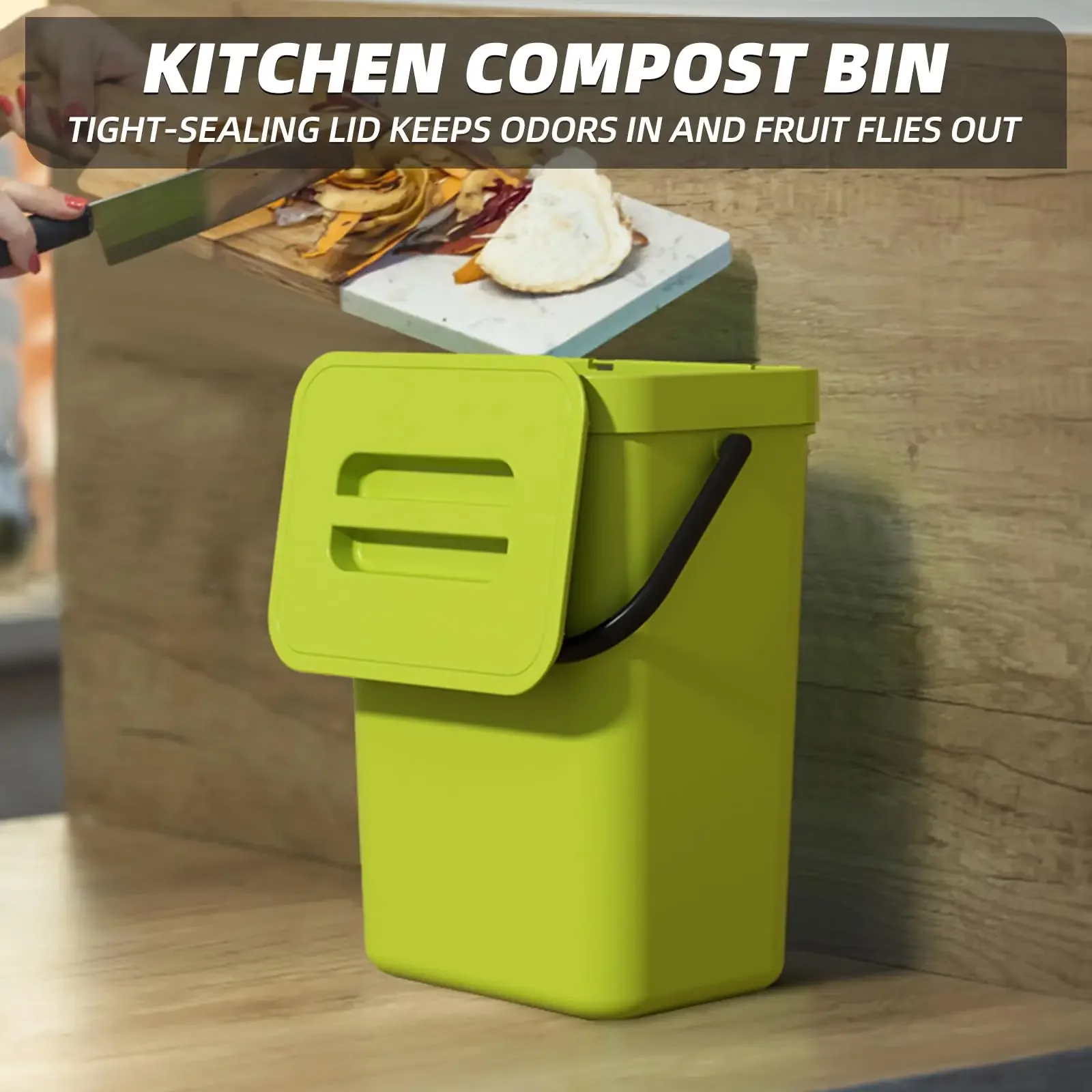 Food Waste Basket Bin for Kitc - Compost Bin Countertop review and price